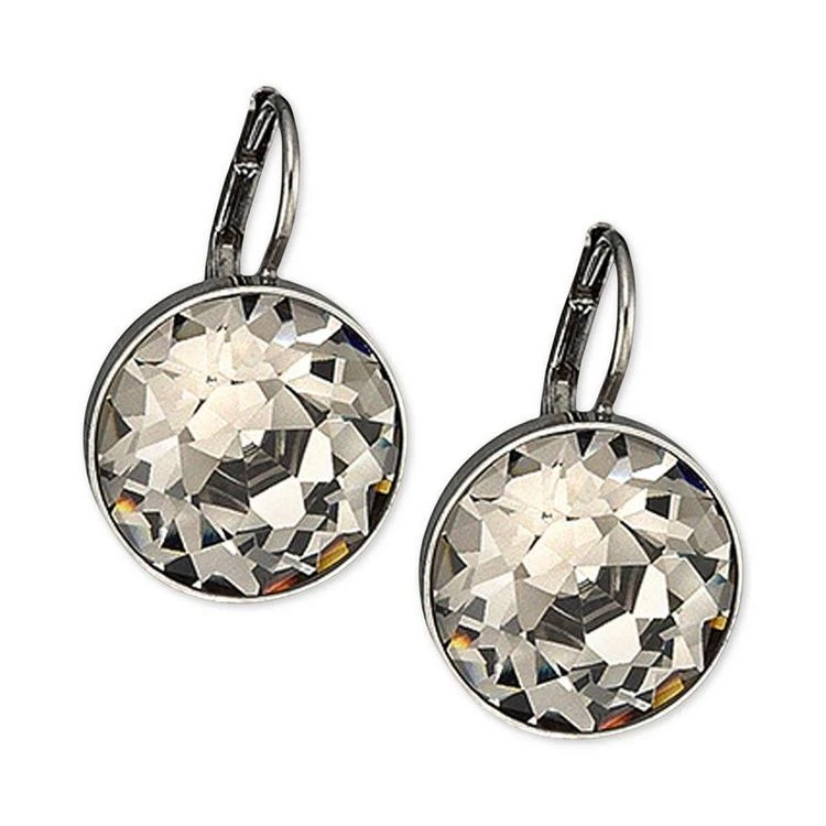 商品Swarovski|Silver-Tone Faceted Crystal Drop Earrings,价格¥610,第1张图片