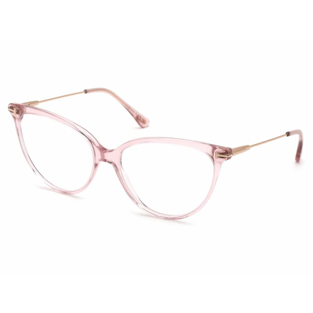 商品Tom Ford|Tom Ford Women's Eyeglasses - Shiny Pink Cat-Eye Plastic Full-Rim Frame | FT5688-B 072,价格¥871,第1张图片