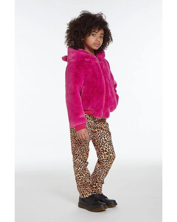 商品Apparis|Unisex Lily Pink Faux Fur Animal Ear Hooded Jacket - Little Kid, Big Kid,价格¥1033,第1张图片