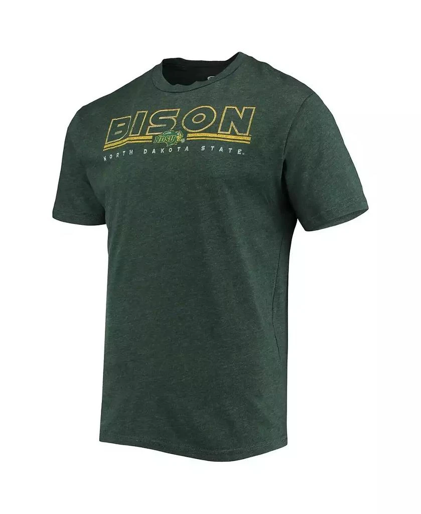 商品Concepts Sport|Men's Heathered Charcoal, Green NDSU Bison Meter T-shirt and Pants Sleep Set,价格¥342,第2张图片详细描述