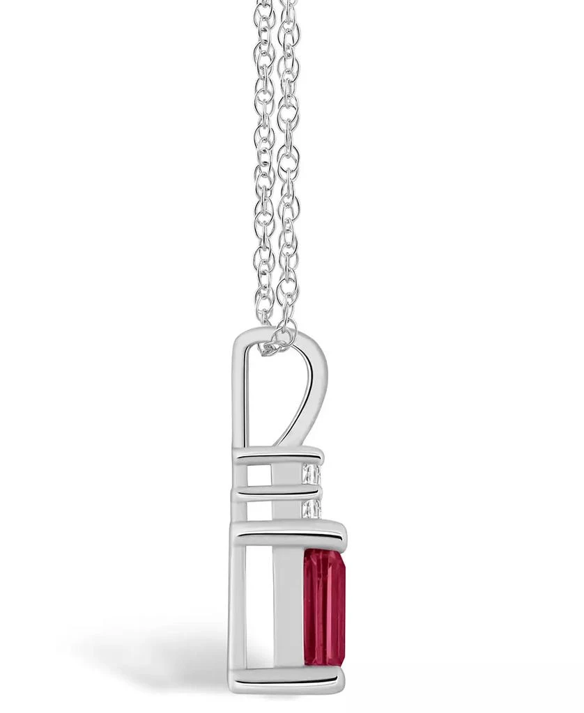 商品Macy's|Ruby (3/4 Ct. t.w.) and Diamond Accent Pendant Necklace,价格¥7198,第3张图片详细描述