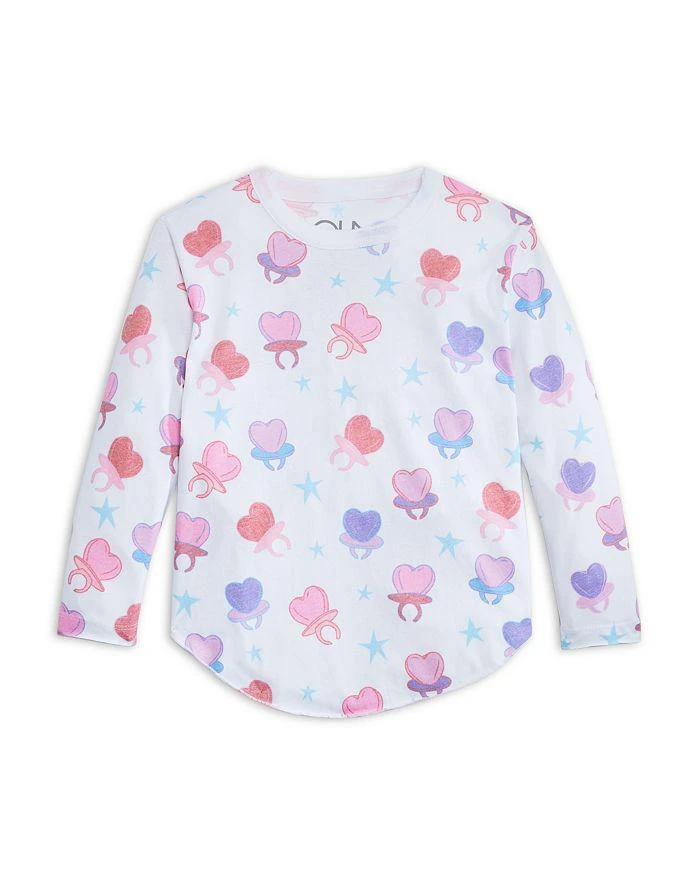 商品Chaser|Girls' Heart Ring Long Sleeve Tee - Little Kid,价格¥126,第1张图片