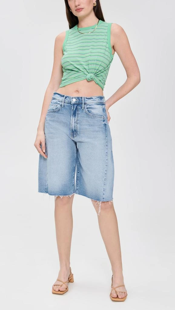 商品MOTHER|The Half-Pipe Bermuda Fray Jeans Shorts,价格¥1929,第4张图片详细描述