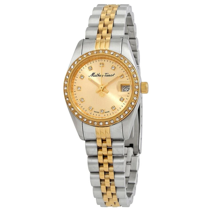 商品Mathey-Tissot|Mathy IV Champagne Dial Ladies Watch D709BDQI,价格¥923,第1张图片