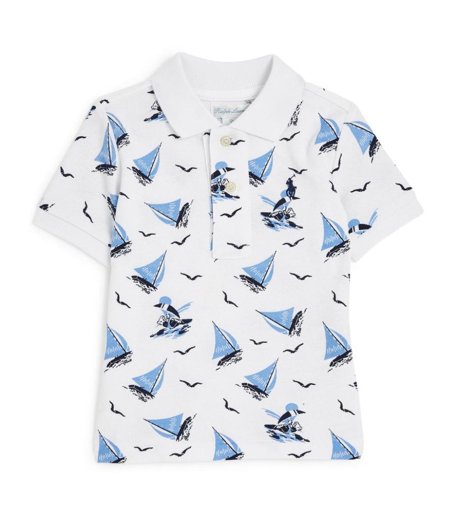 商品Ralph Lauren|Sailboat Print Polo Shirt (3-24 Months),价格¥530,第1张图片