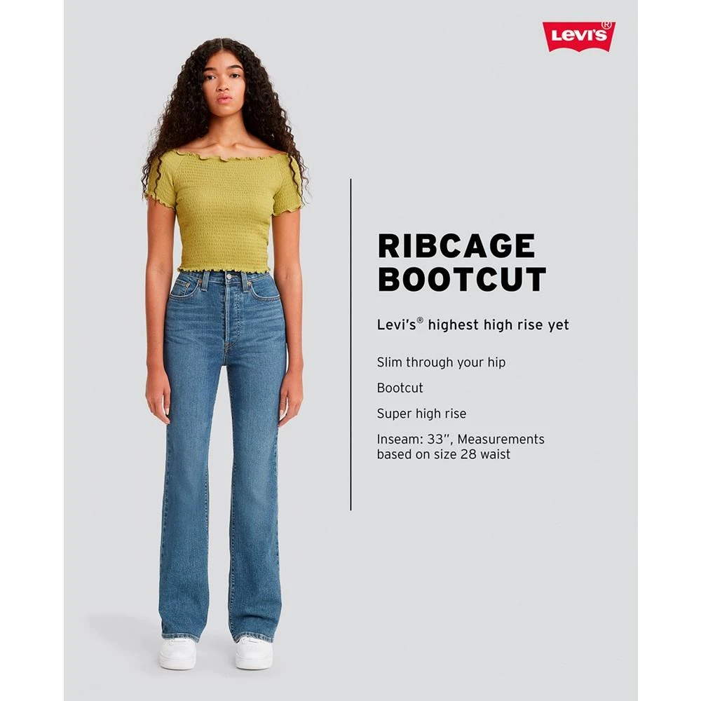 商品Levi's|Highest High Rise Straight-Leg Ribcage Boot,价格¥80,第3张图片详细描述