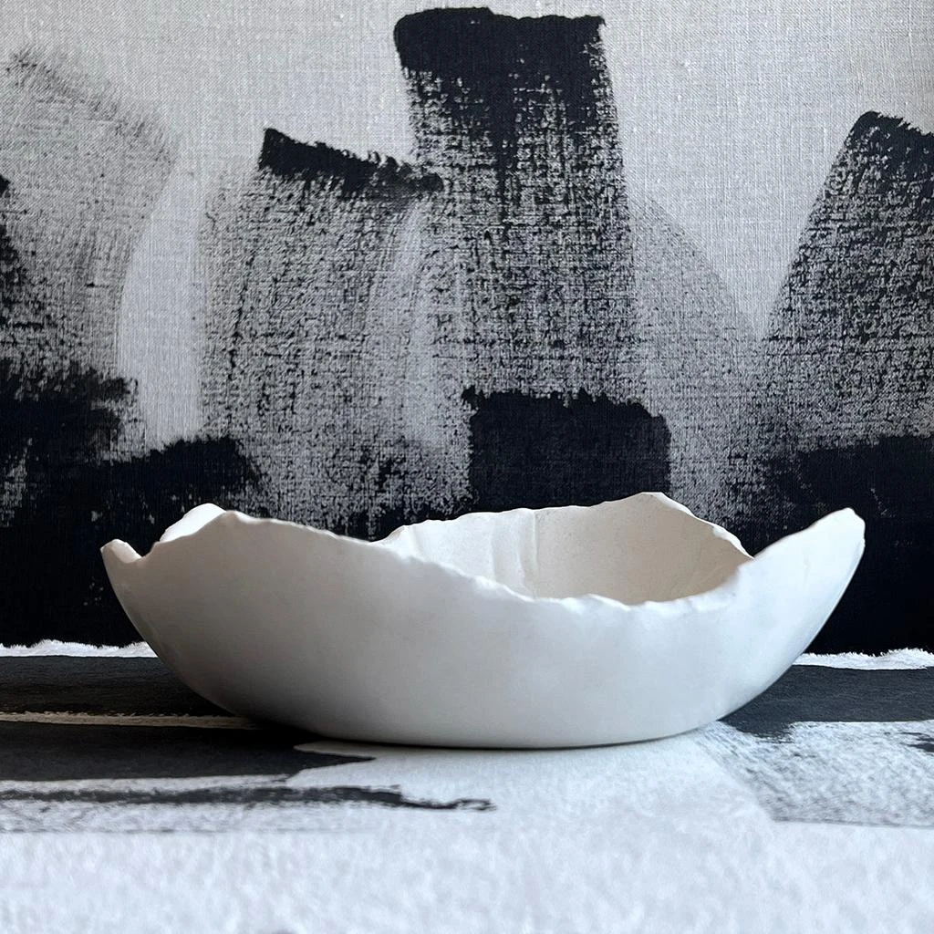 商品SHIN WON YOON|SHIN WON YOON White Stone Serving Bowl 8",价格¥415,第3张图片详细描述