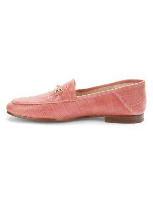 商品Sam Edelman|Loraine Croc-Embossed Leather Bit Loafers,价格¥554,第4张图片详细描述