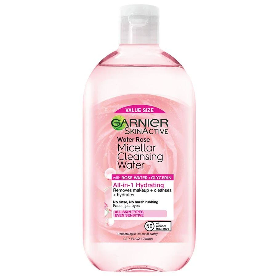 商品SkinActive|Micellar Cleansing Water & Makeup Remover with Rose Water For Normal to Dry Skin,价格¥126,第1张图片