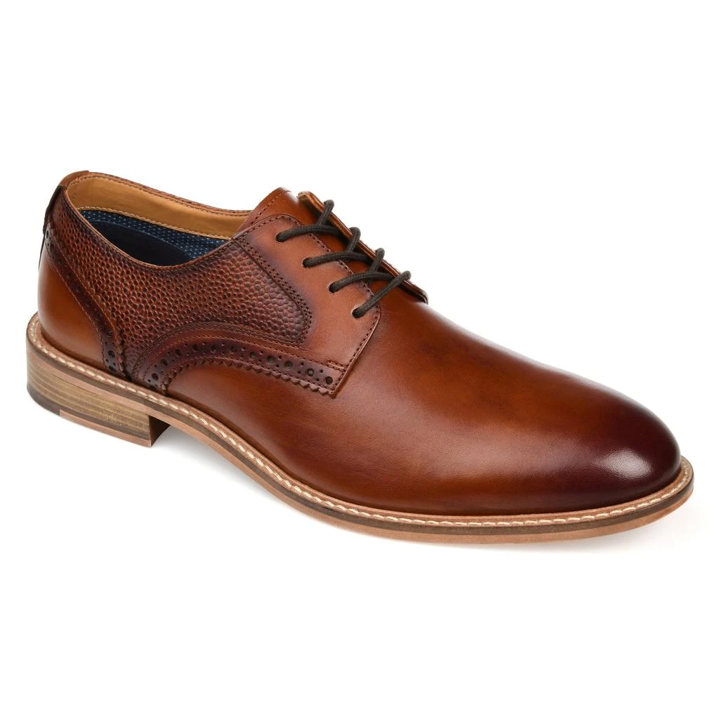 商品Thomas & Vine|Clayton Wide Width Plain Toe Brogue Derby,价格¥256,第1张图片