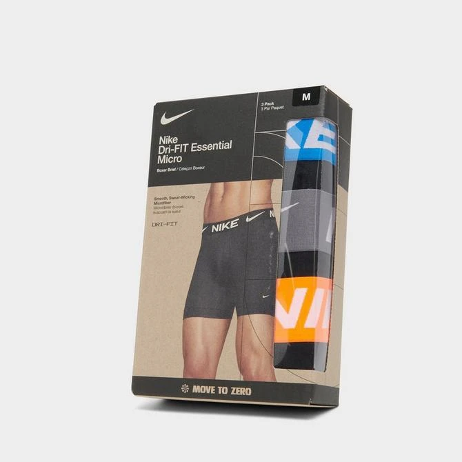 商品NIKE|Men's Nike Dri-FIT Essential Micro Boxer Briefs (3-Pack),价格¥336,第2张图片详细描述