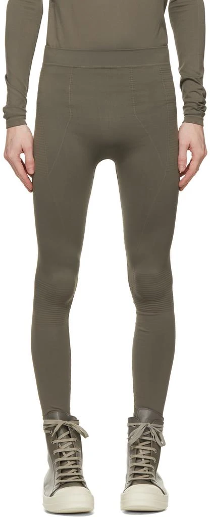 商品Rick Owens|Grey Rib Leggings,价格¥1484,第1张图片