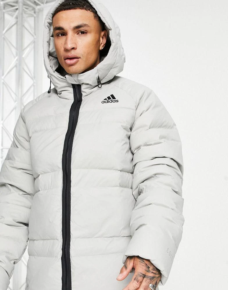 商品Adidas|adidas COLD RDY down jacket in grey,价格¥1281,第3张图片详细描述