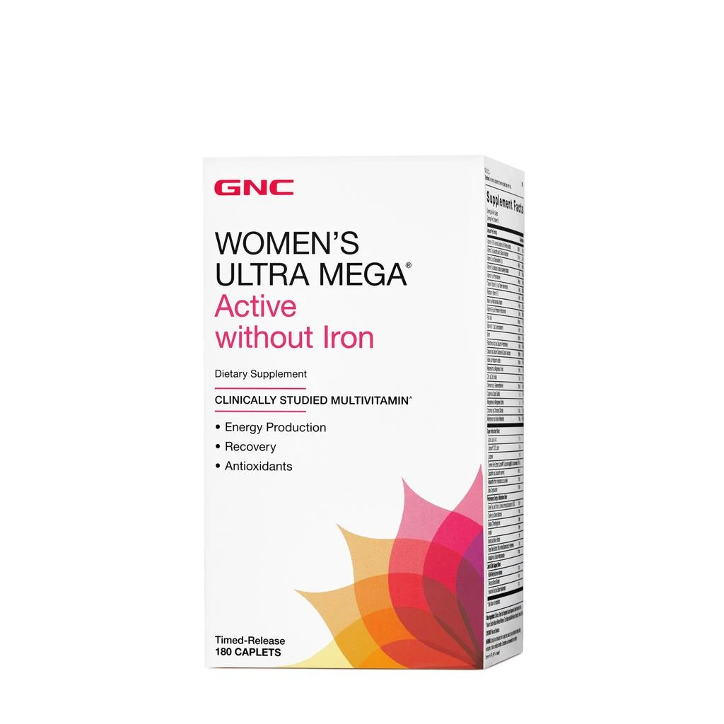 商品GNC|GNC Women's Ultra Mega® Active without Iron,价格¥281,第1张图片