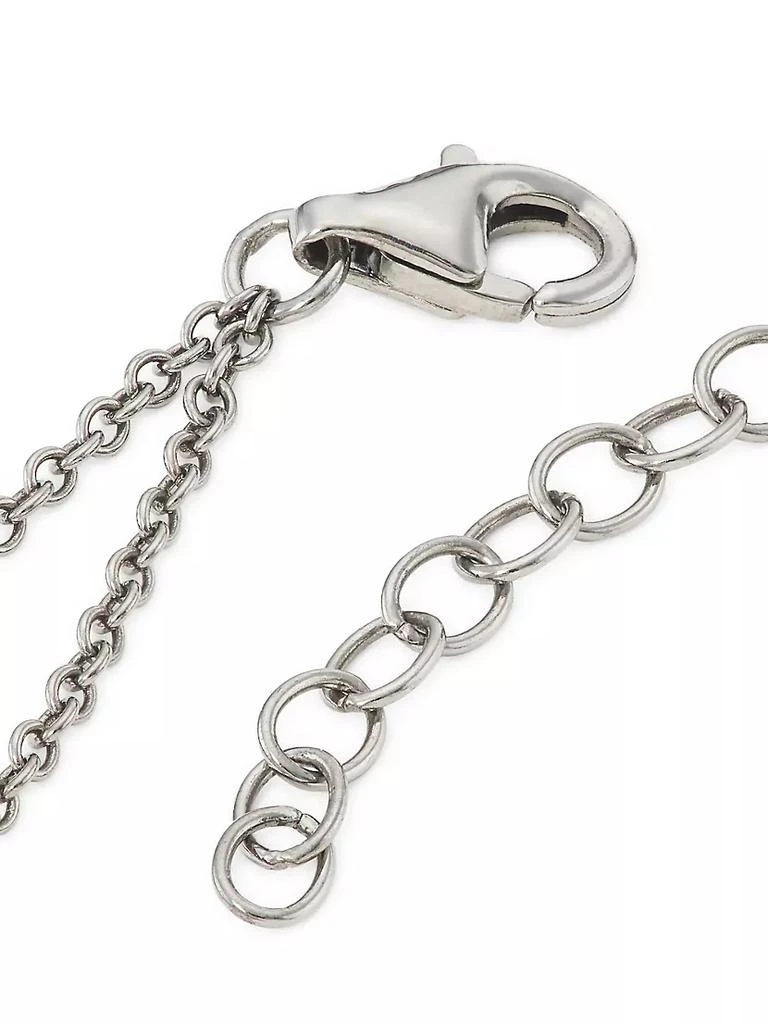 商品Nina Gilin|Rhodium-Plated, Labradorite & 1.46 TCW Diamond Pendant Necklace,价格¥17902,第3张图片详细描述