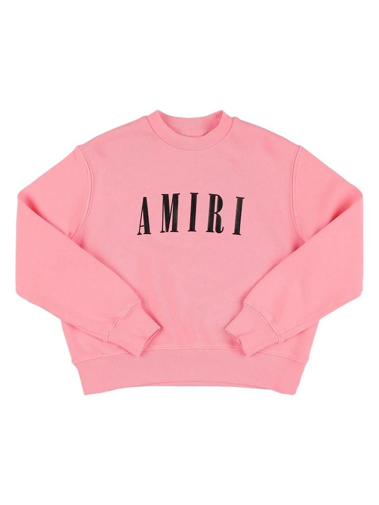 商品AMIRI|Logo Print Cotton Sweatshirt,价格¥1340,第1张图片