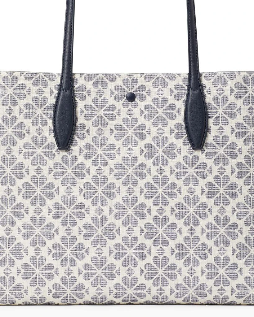 商品Kate Spade|spade flower coated canvas large tote bag,价格¥838,第5张图片详细描述