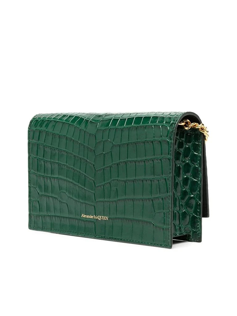 商品Alexander McQueen|crocodile effect crossbody bag,价格¥6599,第3张图片详细描述