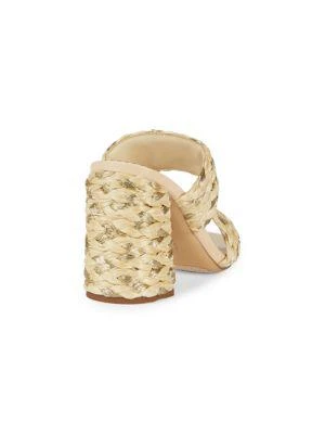 商品Sam Edelman|Estella Raffia Sandals,价格¥396,第3张图片详细描述