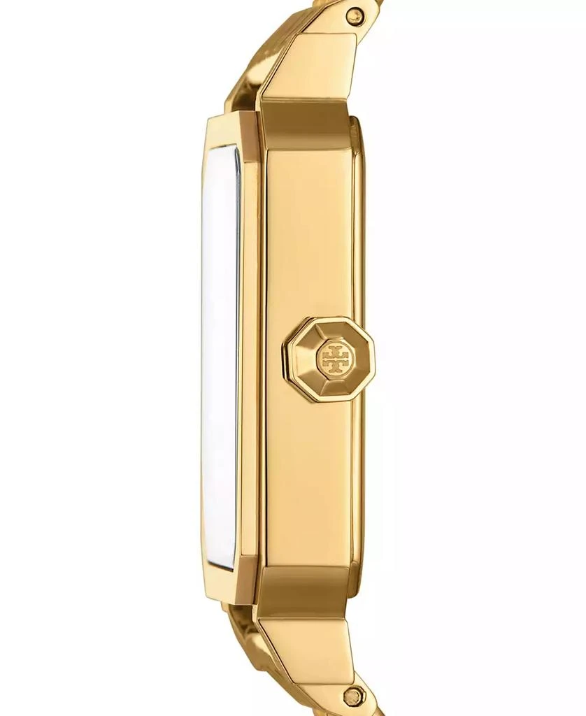 商品Tory Burch|Women's Robinson Gold-Tone Stainless Steel Bracelet Watch 27x29mm,价格¥1584,第2张图片详细描述