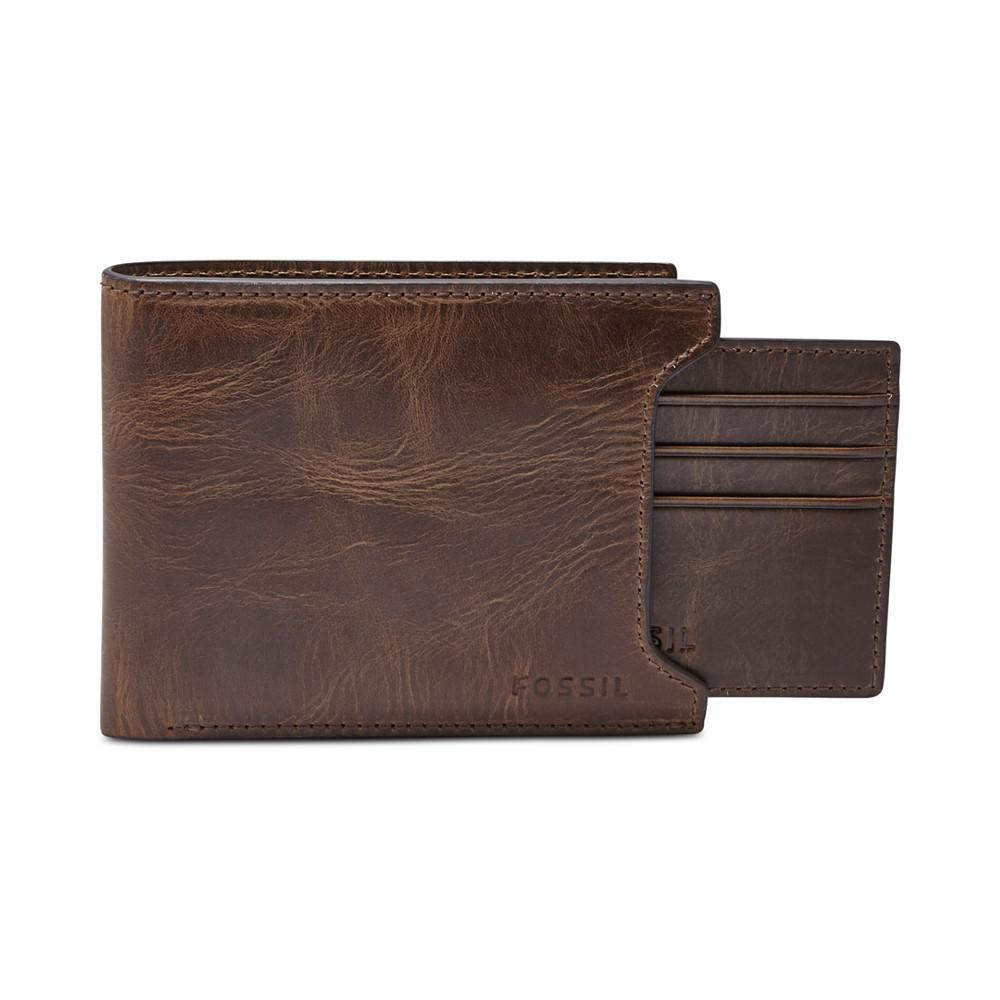 Men's Derrick 2 In1 Bifold Leather Wallet商品第1张图片规格展示