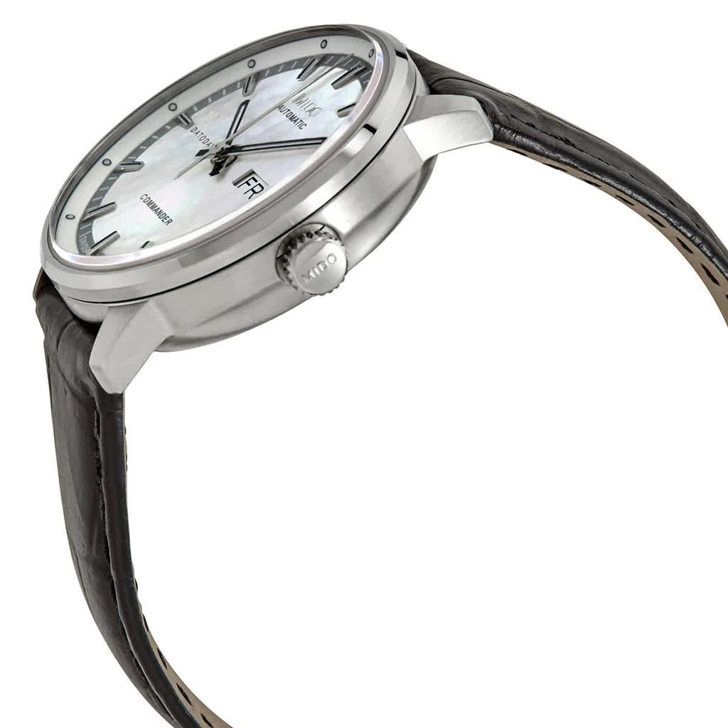 Mido Commander II Automatic White Mother of Pearl Dial Ladies Watch M016.230.16.111.80 2