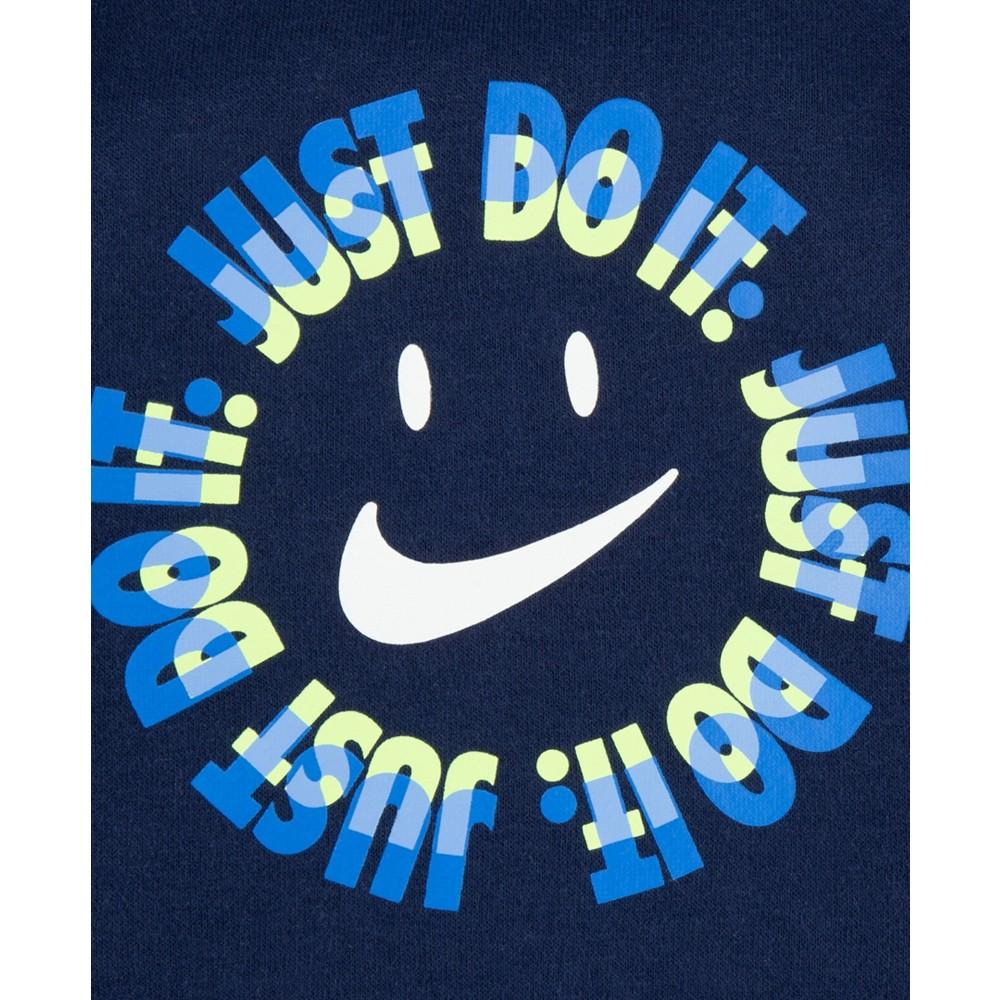 Baby Boys Just Do It Happy Crewneck and Joggers Set, 2 Piece商品第4张图片规格展示