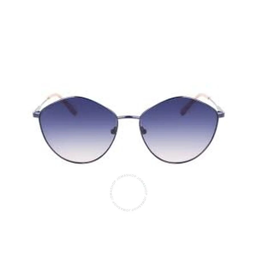 商品Calvin Klein|Blue Gradient Oval Ladies Sunglasses CKJ22202S 405 61,价格¥148,第1张图片