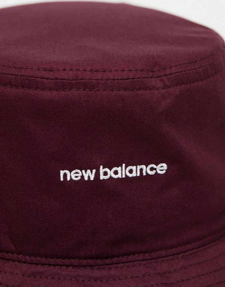 商品New Balance|New Balance legends bucket hat in burgundy,价格¥143,第2张图片详细描述