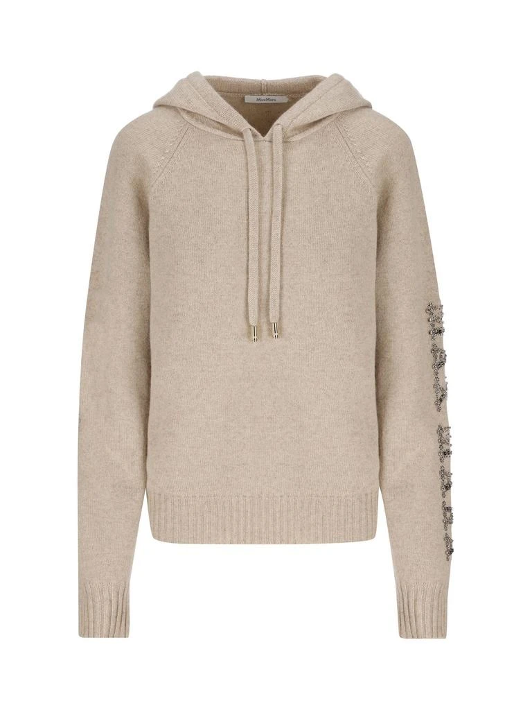 商品Max Mara|Max Mara Drawstring Long-Sleeved Hoodie,价格¥2363,第1张图片