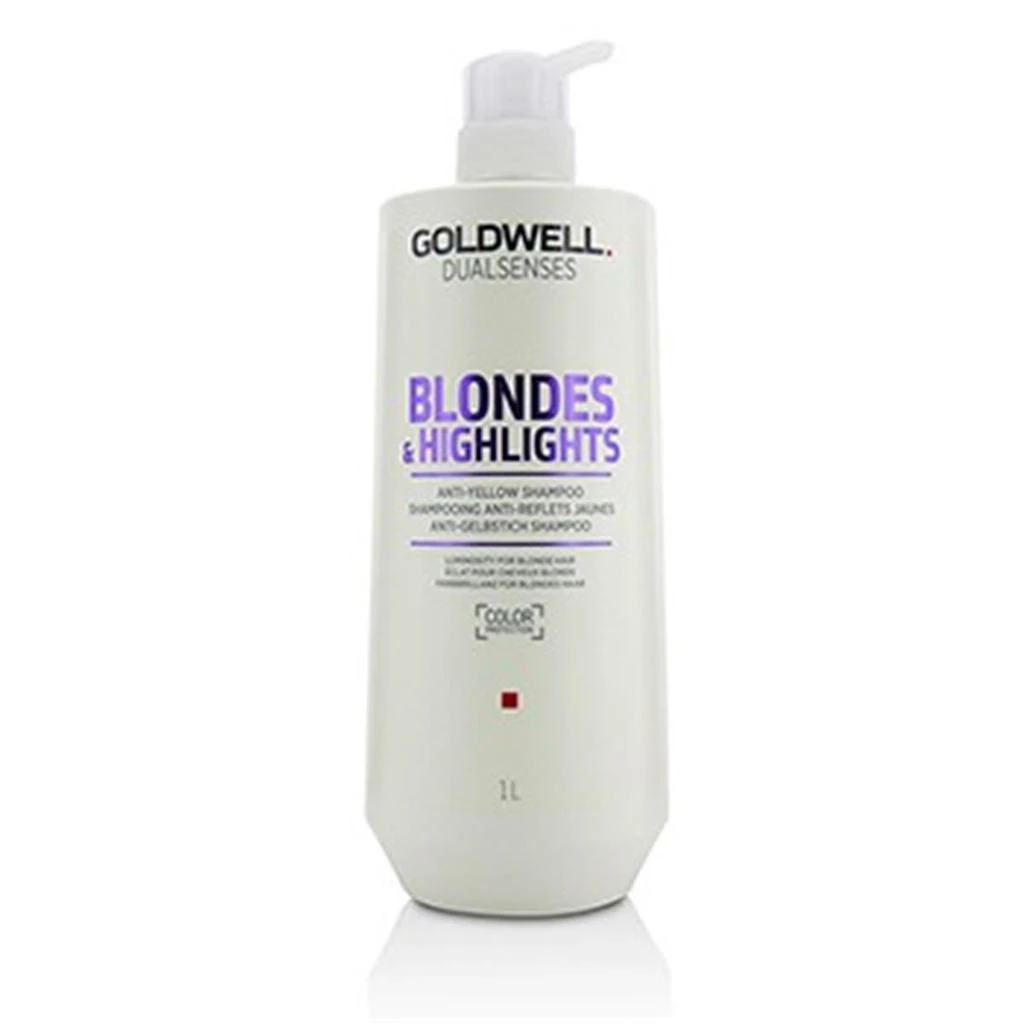 商品GOLDWELL|215427 33.8 oz Dual Senses Blondes & Highlights Anti-Yellow Shampoo,价格¥503,第1张图片