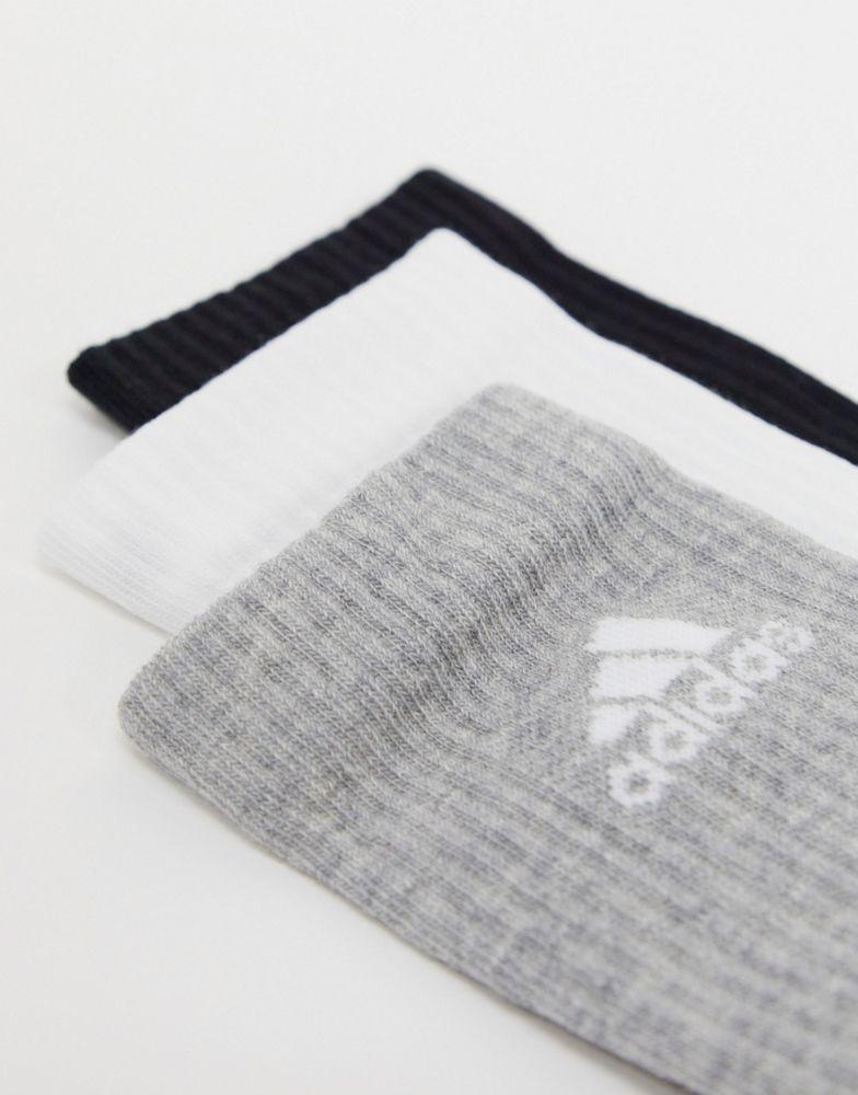 商品Adidas|adidas Running 3 pack cushioned crew socks in multi,价格¥73,第6张图片详细描述