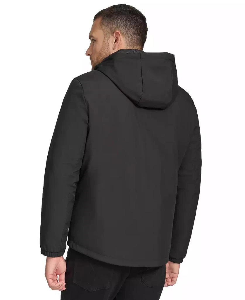 商品Calvin Klein|Men's Infinite Stretch Water-Resistant Hooded Jacket,价格¥535,第2张图片详细描述