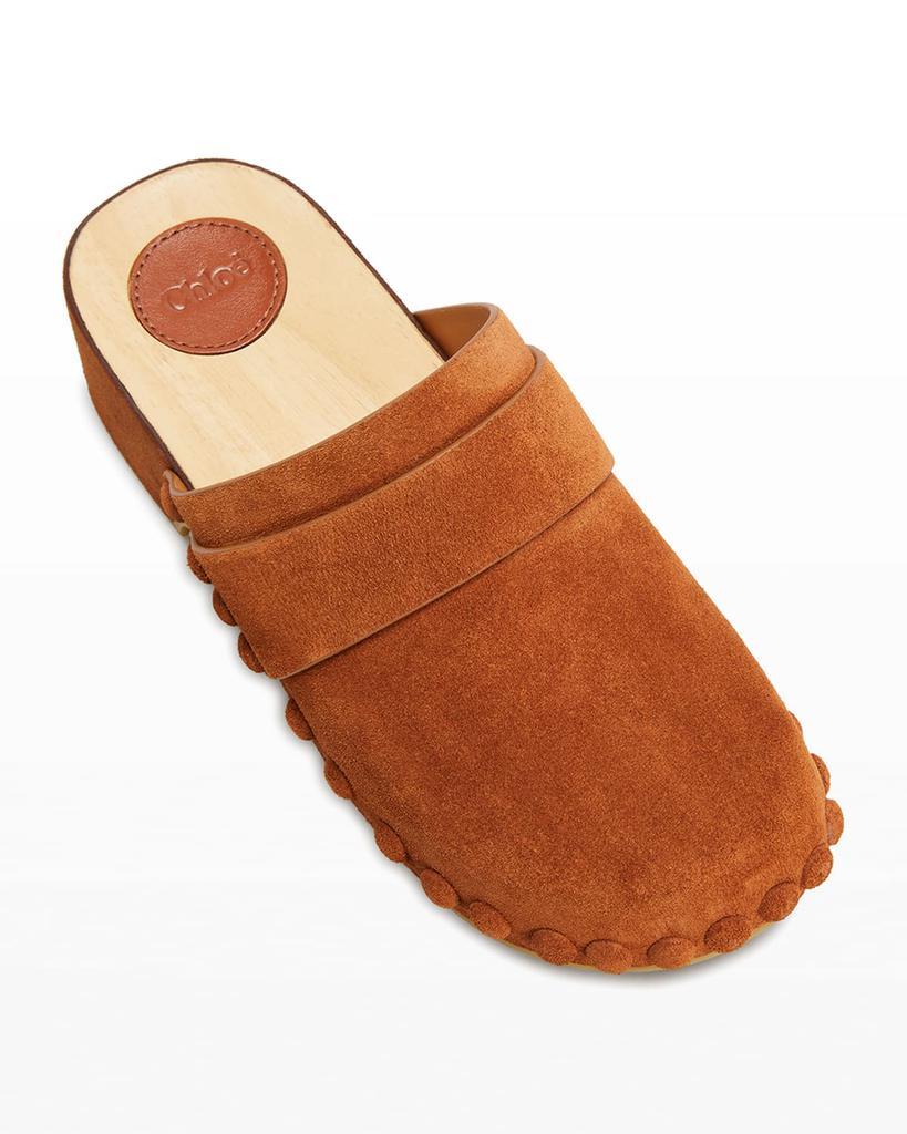 商品Chloé|Joy Suede Mule Clogs,价格¥6946,第6张图片详细描述