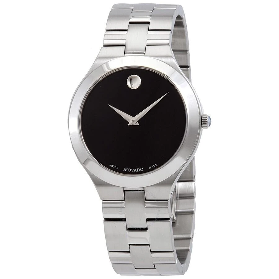 商品Movado|Juro Quartz Black Dial Men's Watch 0607442,价格¥1923,第1张图片