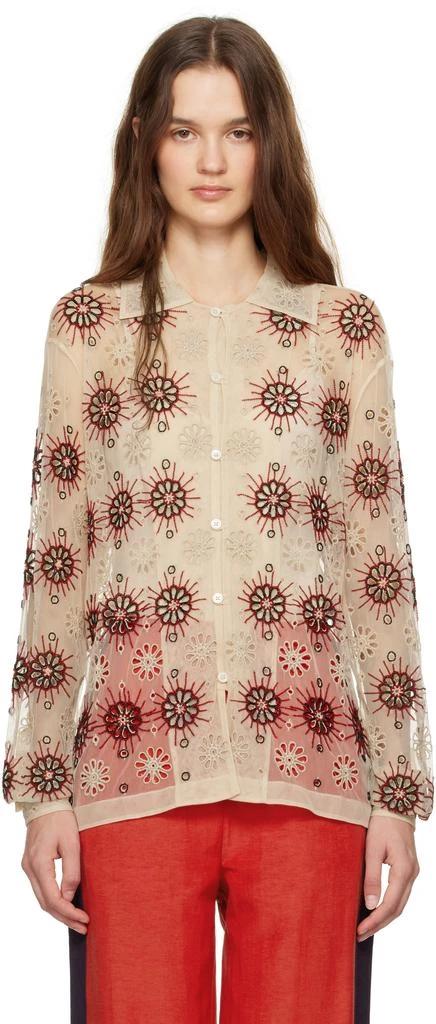 商品BODE|Beige Solarium Long Sleeve Shirt,价格¥9399,第1张图片