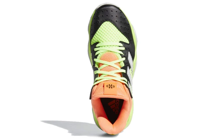 商品[国内直发] Adidas|adidas Harden Stepback 1 哈登后撤步 减震防滑耐磨 低帮  Bounce 篮球鞋 男款 黑绿橙拼接,价格¥430,第5张图片详细描述
