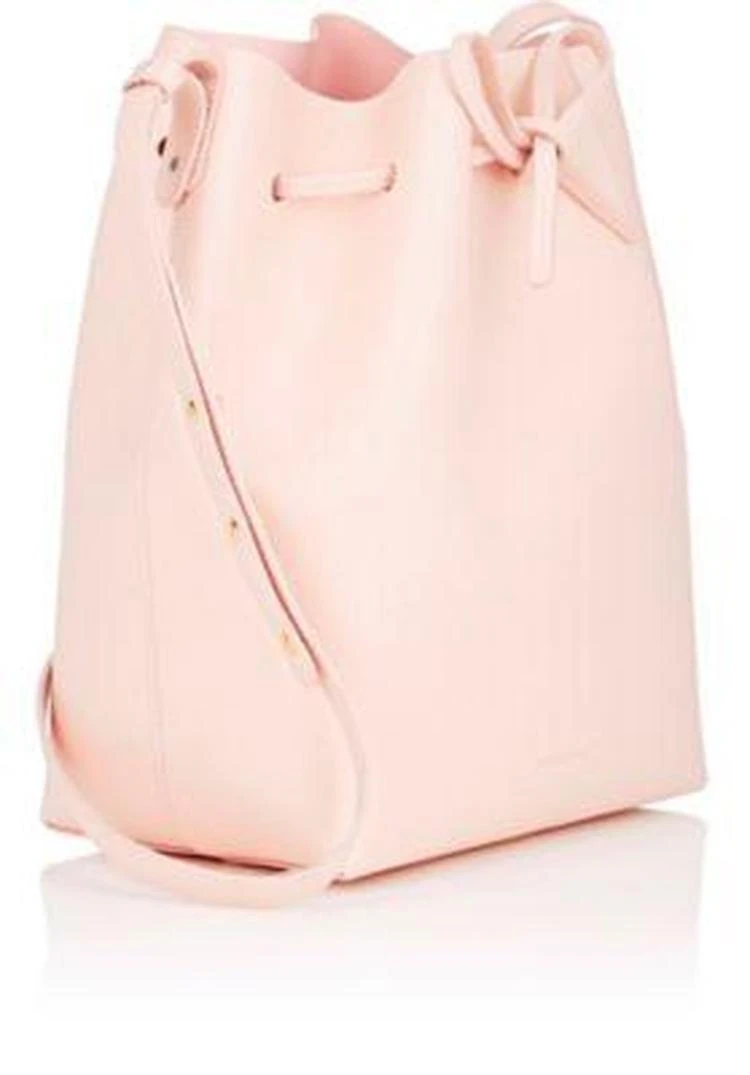 商品Mansur Gavriel|MANSUR GAVRIEL
Saffiano 大号水桶包,价格¥4648,第3张图片详细描述