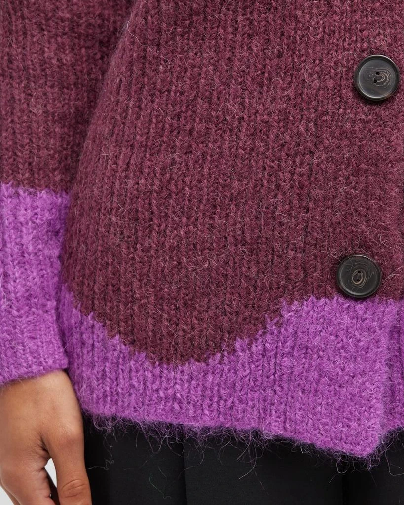 商品Vince|Intarsia Wave Wool-Cashmere Cardigan,价格¥2228,第5张图片详细描述