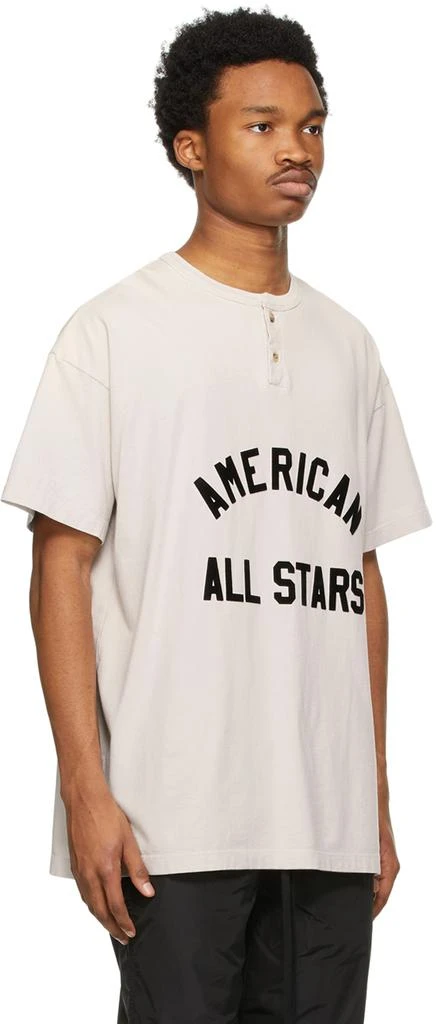 商品Fear of god|Off-White 'American All Stars' Short Sleeve Henley,价格¥878,第2张图片详细描述