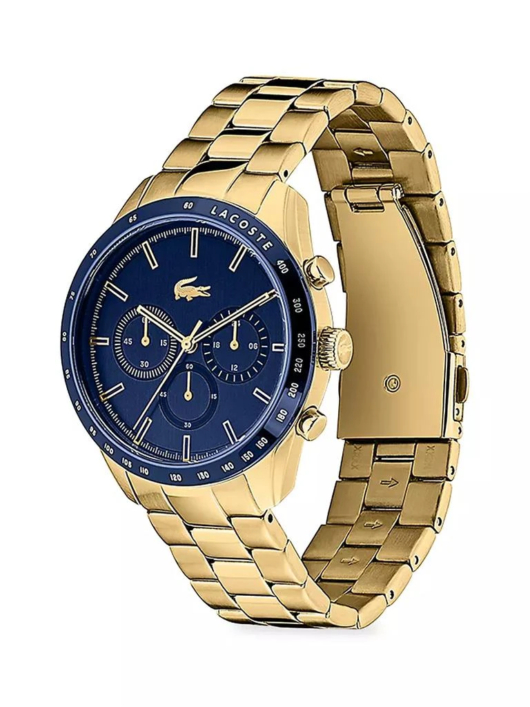 商品Lacoste|Boston Gold Plated Chronograph Bracelet Watch,价格¥1674,第4张图片详细描述
