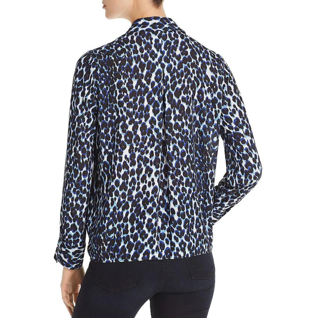 商品Le Gali|Le Gali Womens Ariel Chiffon Contrast Trim Button-Down Top,价格¥122,第3张图片详细描述