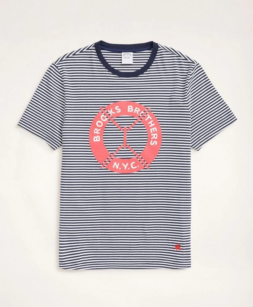 商品Brooks Brothers|Life Preserver Graphic T-Shirt,价格¥232,第1张图片