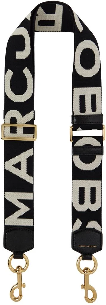 商品Marc Jacobs|Black 'The Logo' Shoulder Strap,价格¥971,第1张图片