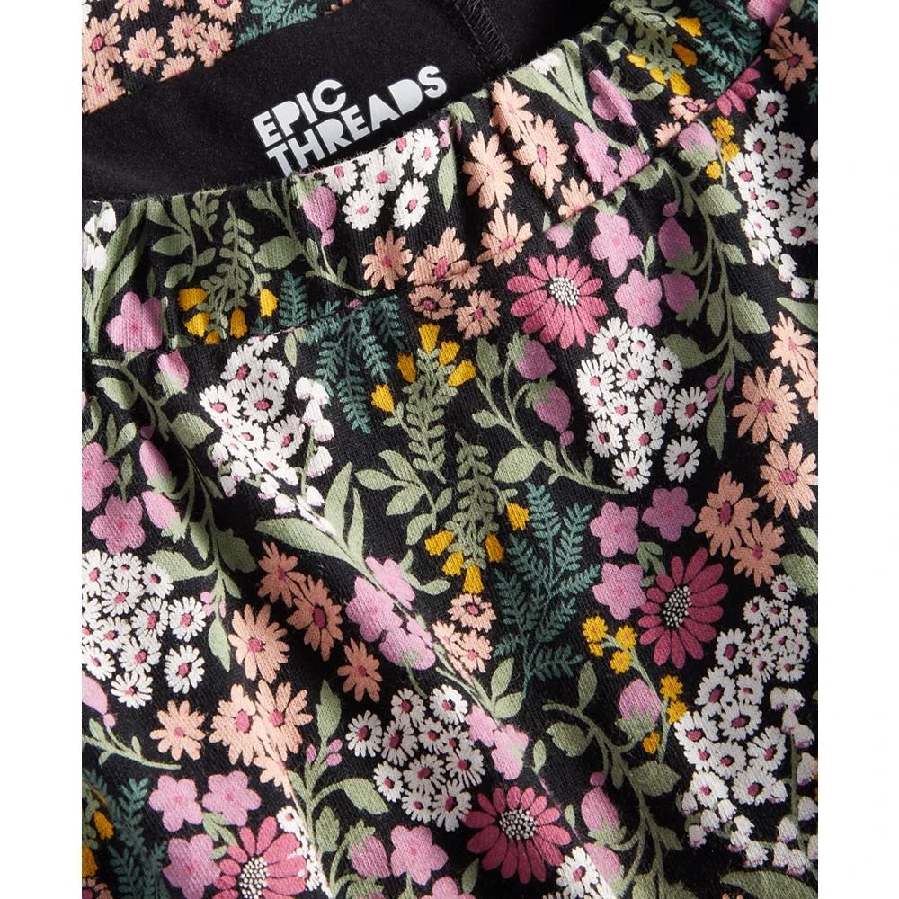 商品Epic Threads|Toddler & Little Girls Wildflower-Print Scooter Skirt, Created for Macy's,价格¥24,第3张图片详细描述