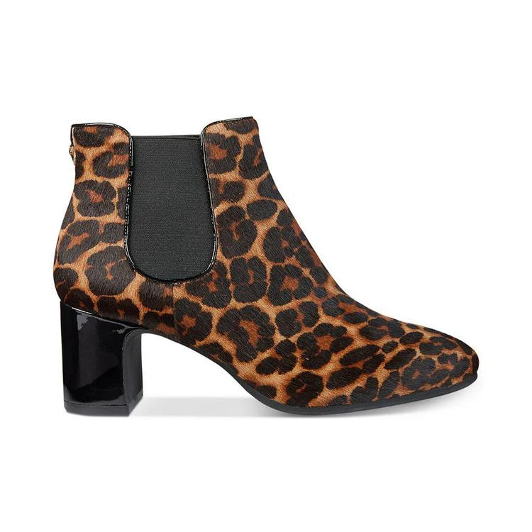 商品Anne Klein|Gorgia Leopard Booties,价格¥584,第2张图片详细描述