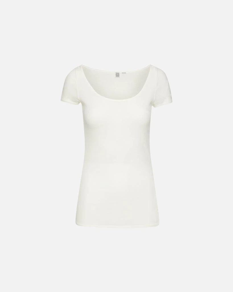 商品Totême|Cap Sleeve Knit Tee,价格¥651,第1张图片