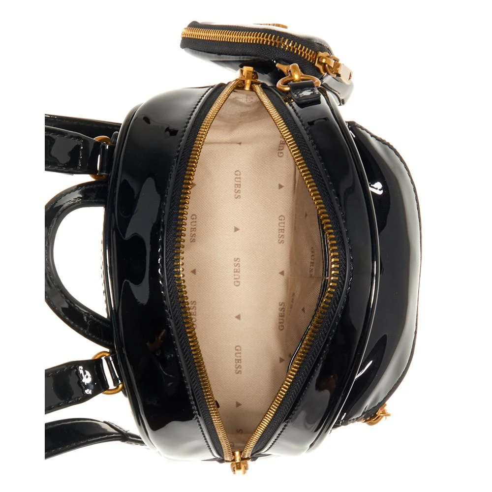 商品GUESS|House Party Small Patent Backpack,价格¥484,第4张图片详细描述