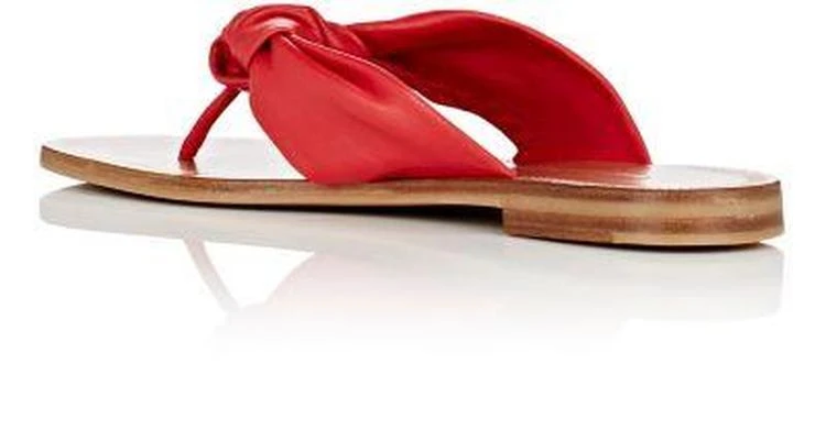 商品Diane von Furstenberg|Etna Leather Thong Sandals,价格¥588,第3张图片详细描述