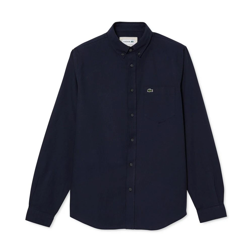 Men's Regular Fit Long-Sleeve Solid Oxford Shirt 商品